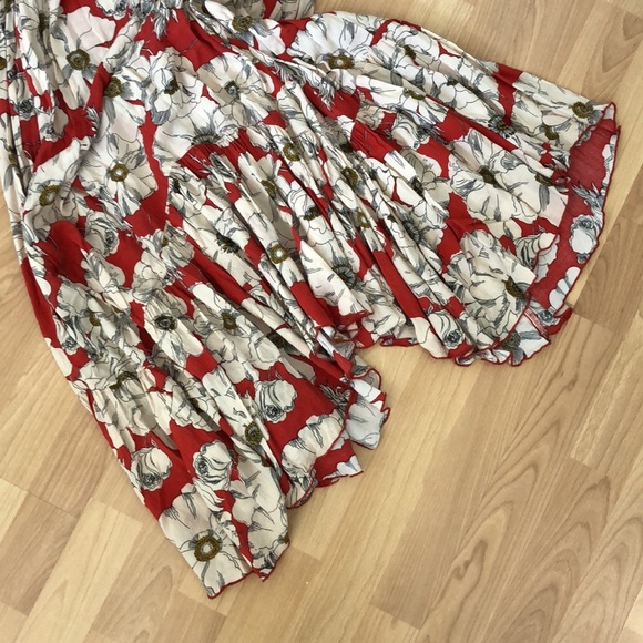 Free People Heatwave Floral Print Maxi Dress in Sunset Combo - Picture 6 of 8